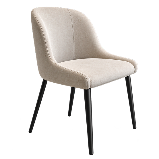 Modern Upholstered Wooden Dining Chair