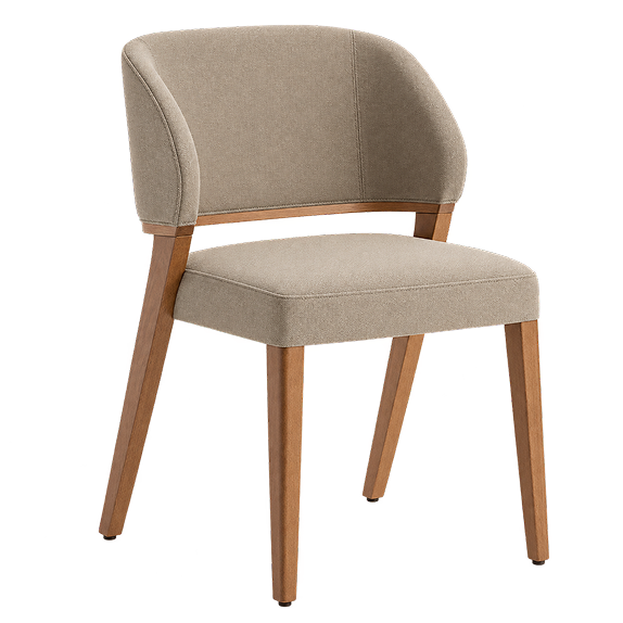 Upholstered Wooden Dining Chair