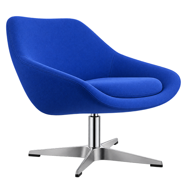 Contemporary Swivel Lounge Armchair