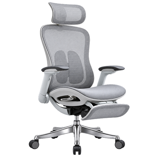 Luxury Ergonomic Executive Chair with Footrest