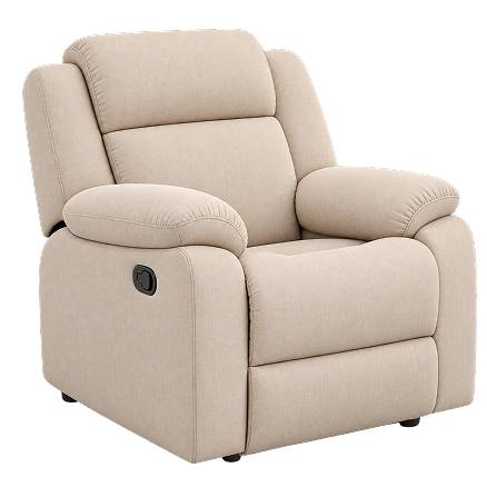 Plush Manual Recliner Armchair