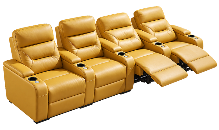 Premium 4-Seater Home Theatre Recliner Sofa