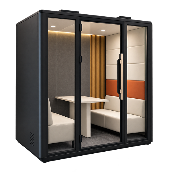 Four-Person Acoustic Meeting Pod