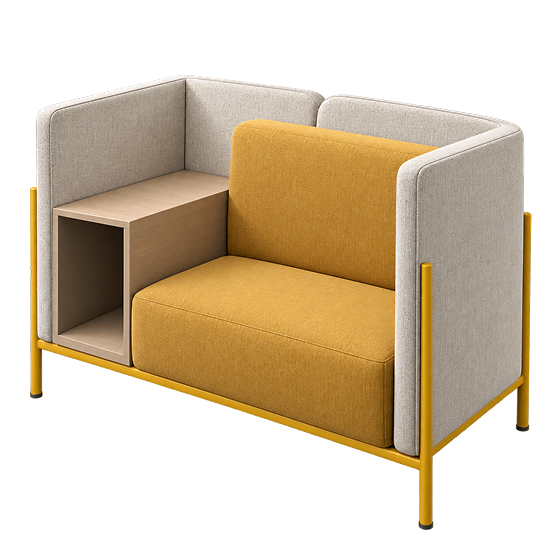 High-Back Acoustic Privacy Lounge Chair