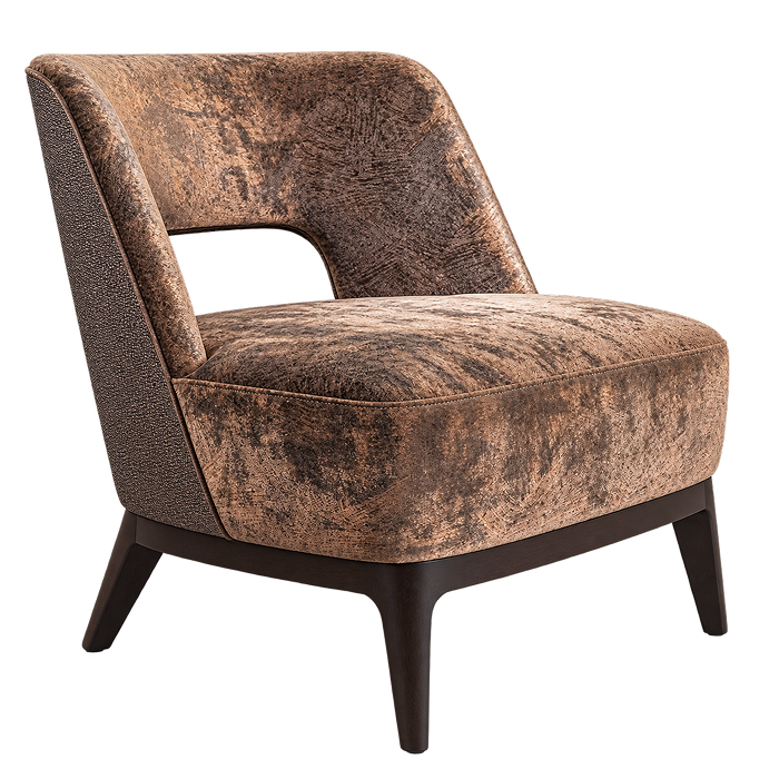 Vintage Textured Lounge Chair