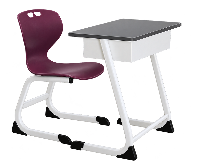Modern Plum School Desk Set