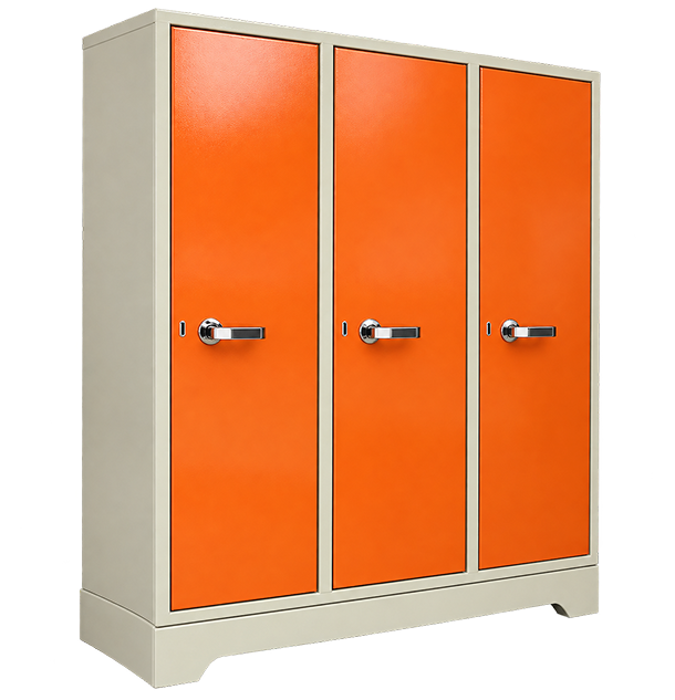 Three-Door Steel Storage Cabinet