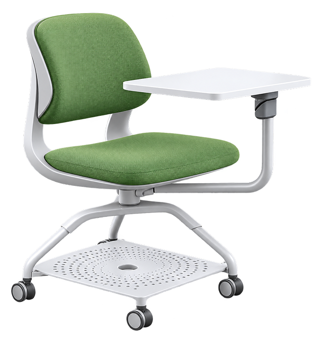 Modern Green Student Chair with Tablet Desk