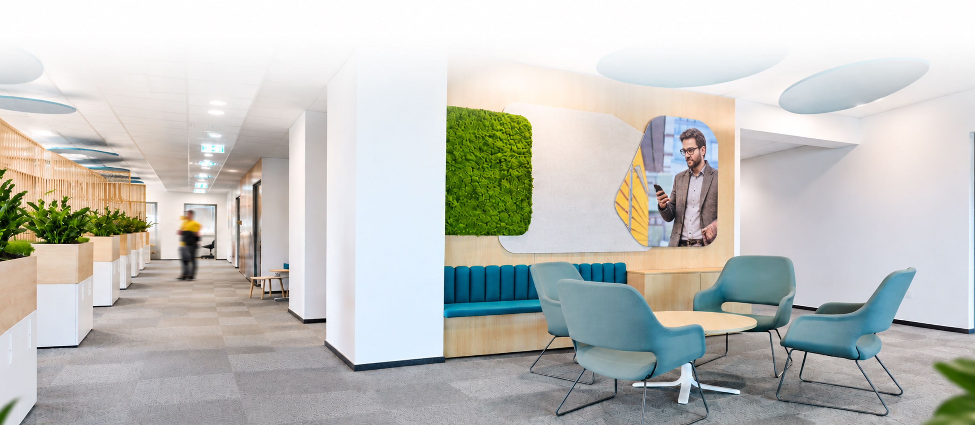 MI Furnitures contemporary commercial furniture installation